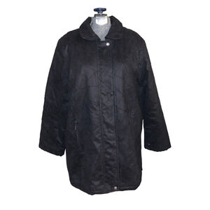 Womens Gelco Black quilted Jacket Size 10